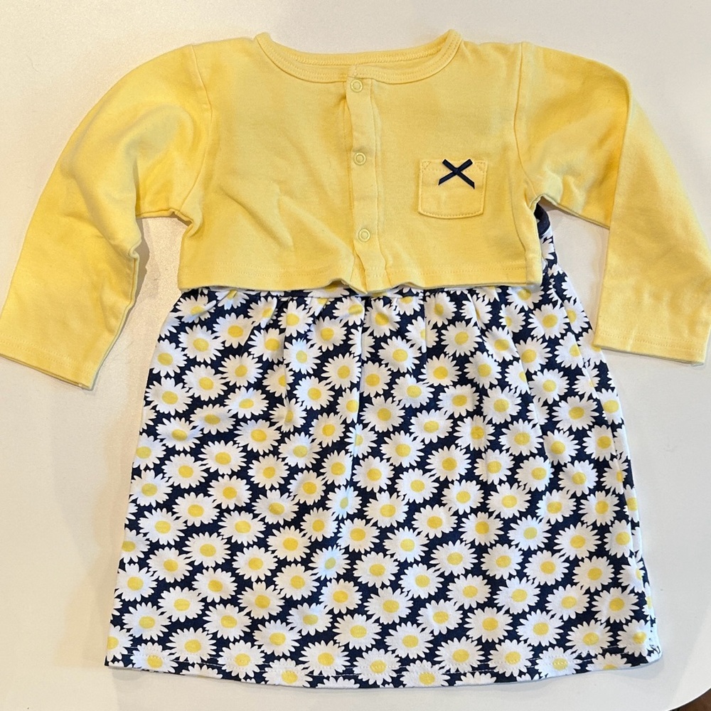 NWOT Daisy Dress with Cropped Cardigan - 3T